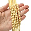 Eco-Friendly Dyed Glass Pearl Beads Strands HY-A008-6mm-RB072-4