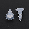 Silicone Ear Nuts SIL-N004-09-A01-2