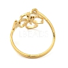 304 Stainless Steel with  Cubic Zirconia Adjustable Rings RJEW-K245-48E-G-2