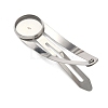 304 Stainless Steel Snap Hair Clip Finding STAS-B126-01A-P-2