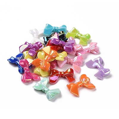 Acrylic Imitation Shell Beads OACR-P011-01G-1