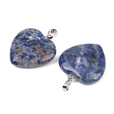 Natural Sodalite Pendants G-G956-B39-FF-1