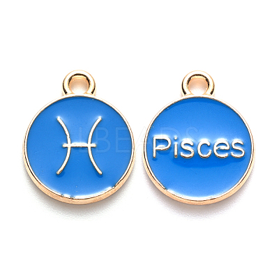 Alloy Enamel Pendants X-ENAM-S124-01A-02H-1
