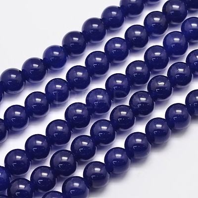 Natural & Dyed Malaysia Jade Bead Strands X-G-A146-10mm-A22-1