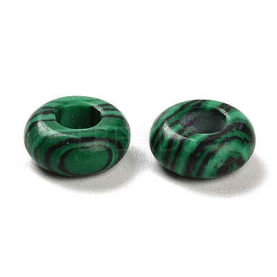Synthetic Malachite European Beads G-R488-02K-1