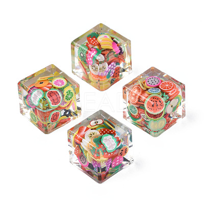 Transparent Acrylic Pendants TACR-N006-68-1