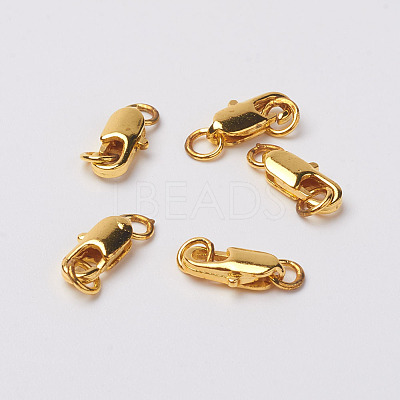 Brass Lobster Claw Clasps KK-I563-G-1