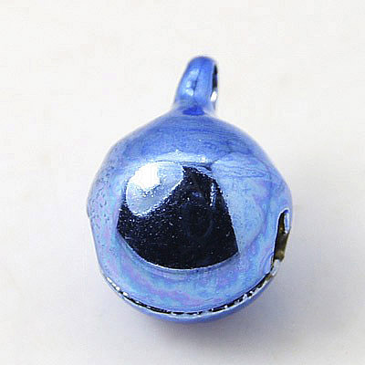 Brass Bell Charms KKB-E001-8x6mm-M-1