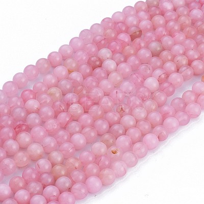 Natural Rose Quartz Beads Strands X-G-F591-04-10mm-1