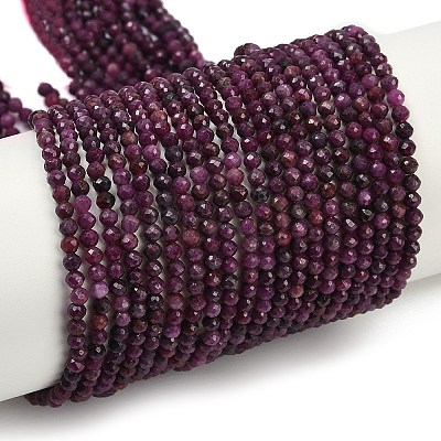 Natural Ruby Beads Strands G-C181-B06-01-1