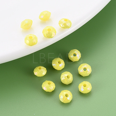 Opaque Acrylic Beads MACR-Q239-018C-02-1