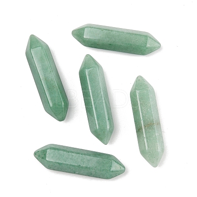 5Pcs Natural Green Aventurine Healing Stones G-FS0005-83A-1