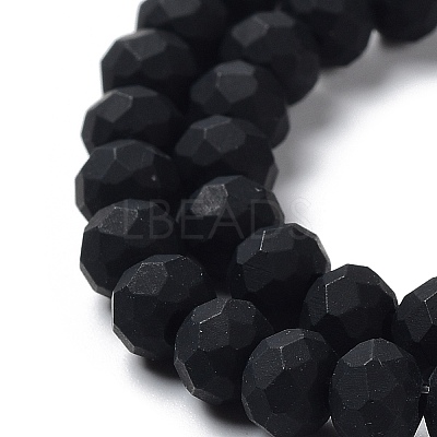 Glass Beads Strands EGLA-A034-P3mm-MD18-1