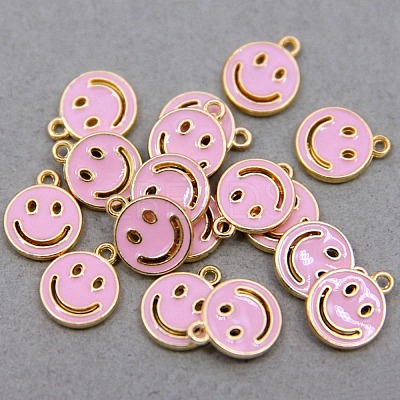Alloy Enamel Pendants PALLOY-CJC0008-04G-1
