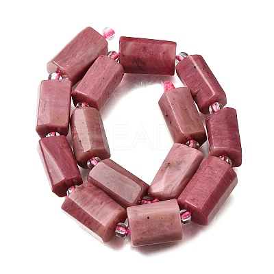 Natural Rhodonite Beads Strands GG-CBA8682-A04-1