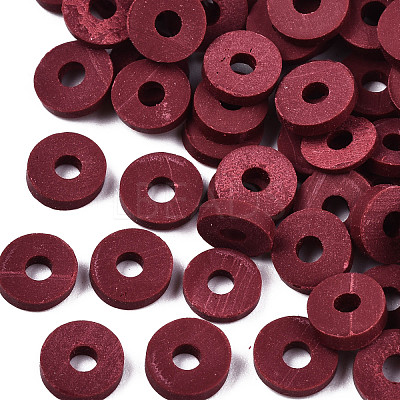 Handmade Polymer Clay Beads CLAY-Q251-4.0mm-103-1