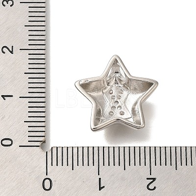 Rack Plating Brass Micro Pave Cubic Zirconia Pendants KK-I722-05P-X-1