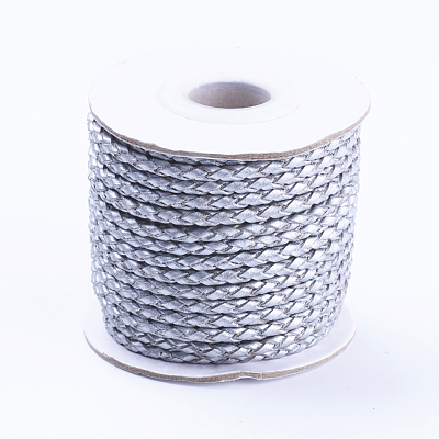 Round Braided Cowhide Cords WL-L009-01M-1