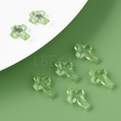 Transparent Acrylic Pendants MACR-S373-130-B02-1