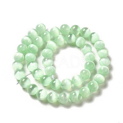 Natural Selenite Beads Strands G-P493-01H-1