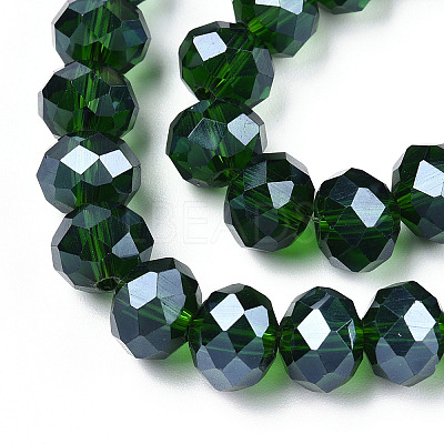 Electroplate Glass Beads Strands EGLA-A034-T2mm-A31-1