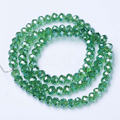 Electroplate Glass Beads Strands EGLA-A034-T3mm-A10-1