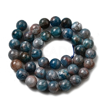 Natural Apatite Beads Strands G-D340-A02-10mm-1