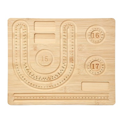 Rectangle Wood Bracelet Design Boards TOOL-YWC0003-03A-1