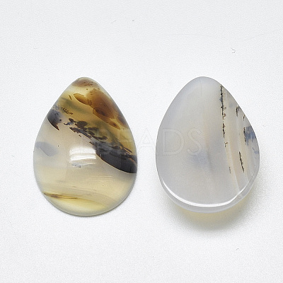 Natural Banded Agate/Striped Agate Cabochons G-T122-23J-1