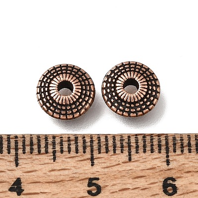 Tibetan Style Alloy Spacer Beads AL-CBA3B63-05R-1