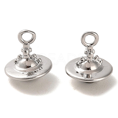 Rack Plating Brass Planet Charms KK-Q807-03P-1