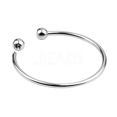 Brass European Style Bangle Making BJEW-WH0022-09P-1