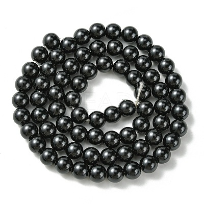 Eco-Friendly Dyed Glass Pearl Round Beads Strands LS-HY-A002-6mm-RB080-1