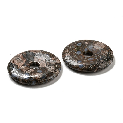 Natural Glaucophane Pendants G-P532-01A-05-1