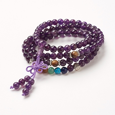 Yoga Chakra Jewelry BJEW-G554-05G-1