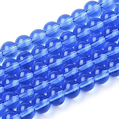 Transparent Glass Beads Strands GLAA-T032-T4mm-04-1