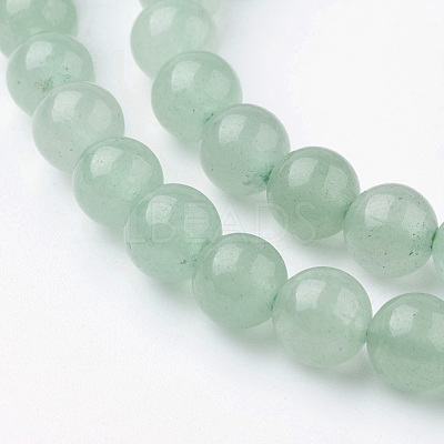 Natural Green Aventurine Bead Strands G-G735-63-8mm-1