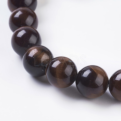Natural Red Tiger Eye Beads Strands G-C076-8mm-1D-1