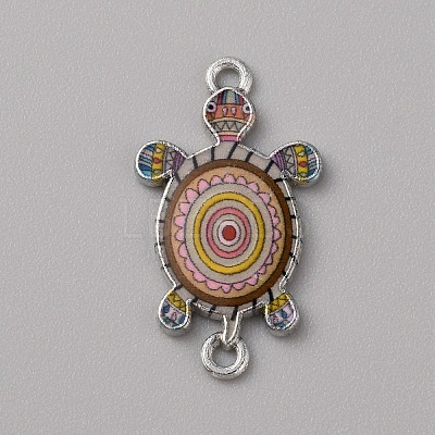 Alloy Enamel Connector Charms LS-ENAM-WH0061-47E-1