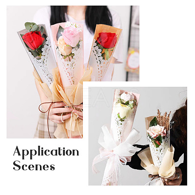Lace Pattern Plastic Gift Bags DIY-TA0010-89-1