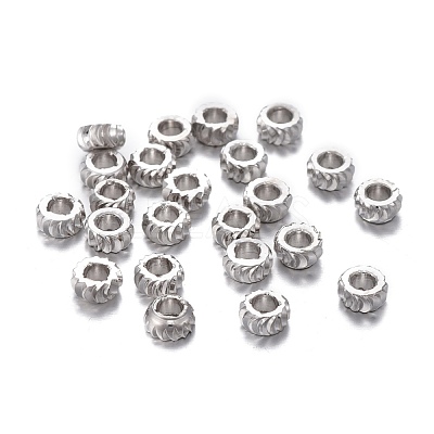 Brass Spacer Beads KK-K249-03B-P-1