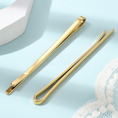 Ion Plating(IP) 304 Stainless Steel Hair Bobby Pins M043-01G-1