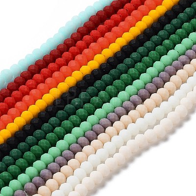 Glass Beads Strands EGLA-A034-P10mm-MD-M-1