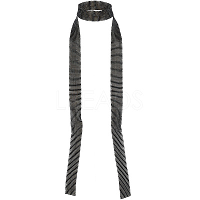 Alloy Paillette Chain NecklacesA NJEW-WH20002-06EB-1