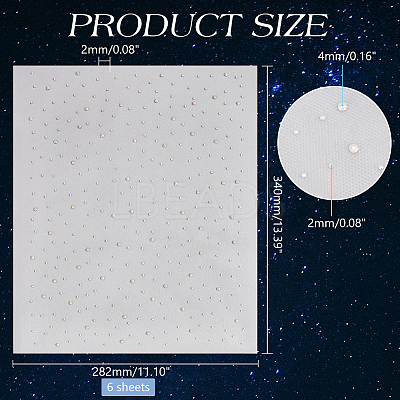 Glitter Hotfix Rhinestone Sheet DIY-WH0308-441A-1