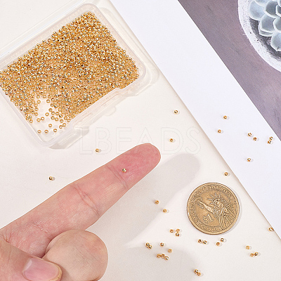 Brass Spacer Beads KK-BBC0015-08D-1