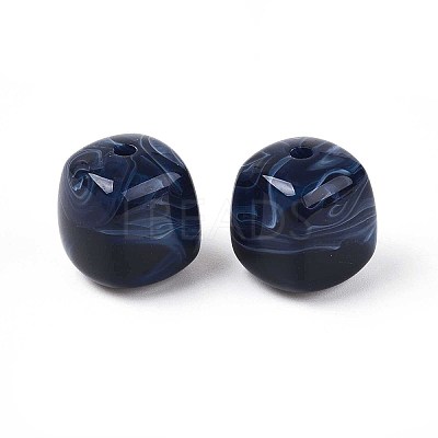 Opaque Acrylic Beads OACR-ZX006-33O-1