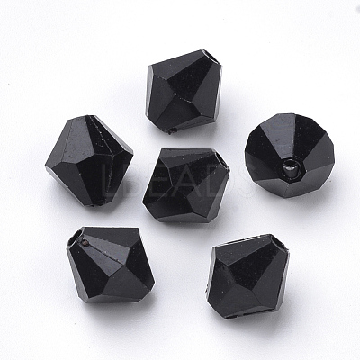 Transparent Acrylic Beads X-TACR-S146-6mm-27-1