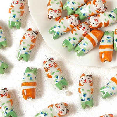 Handmade Porcelain Beads PW-WG9BF07-M-1