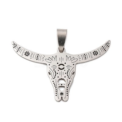 201 Stainless Steel Pendants STAS-V013-12P-1